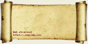 Jasmina Andrejević vizit kartica